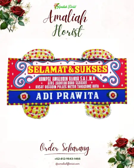 Papan Bunga Ucapan Selamat Kalimendong